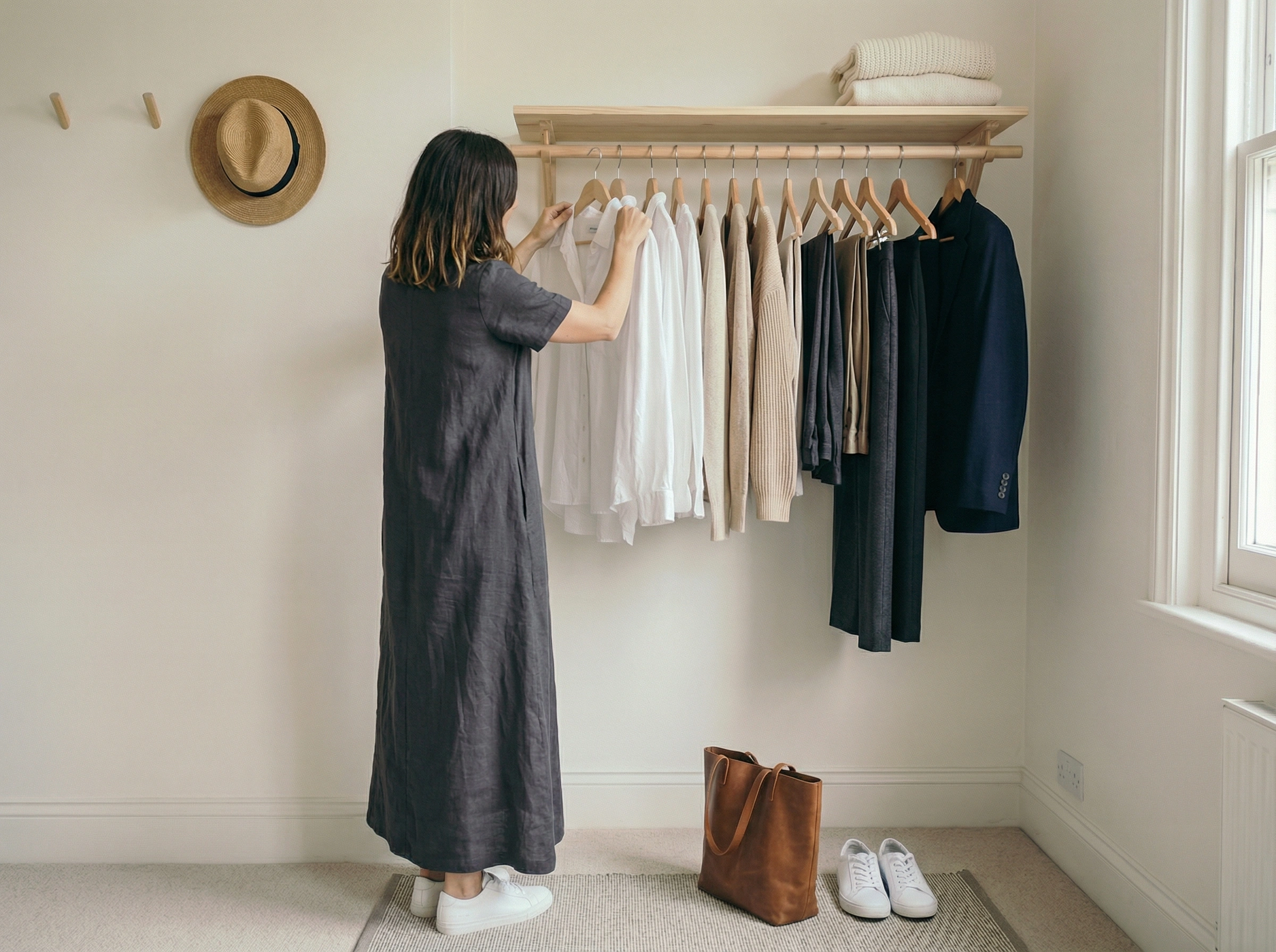 Minimalist wardrobe - curated capsule collection